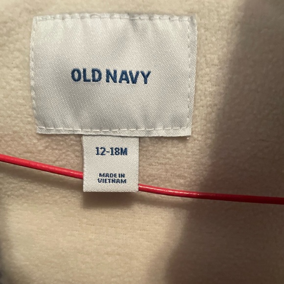 12-18 month vest from Old Navy. Worn a few times, mainly for pictures. - Picture 3 of 3